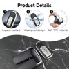 kclkda 2Pcs Car Smart Key Fob Cover, Soft TPU Remote