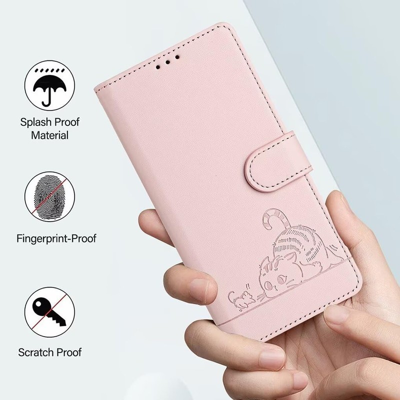 SEAHAI Case for Ulefone Note 19, Cute Cat Pattern Premium