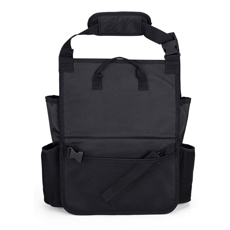 LUXJA Car Front Seat Organizer with Cover and Laptop Sleeve,