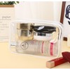 SIAM'S Clear Makeup Bag Waterproof Quart Size Bag,TSA Approved Toiletry