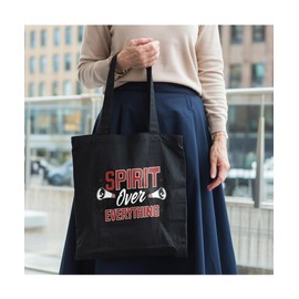Hippowarehouse Spirit Over Everything Tote Shopping Gym Beach Bag 42cm x38cm, 10 litres