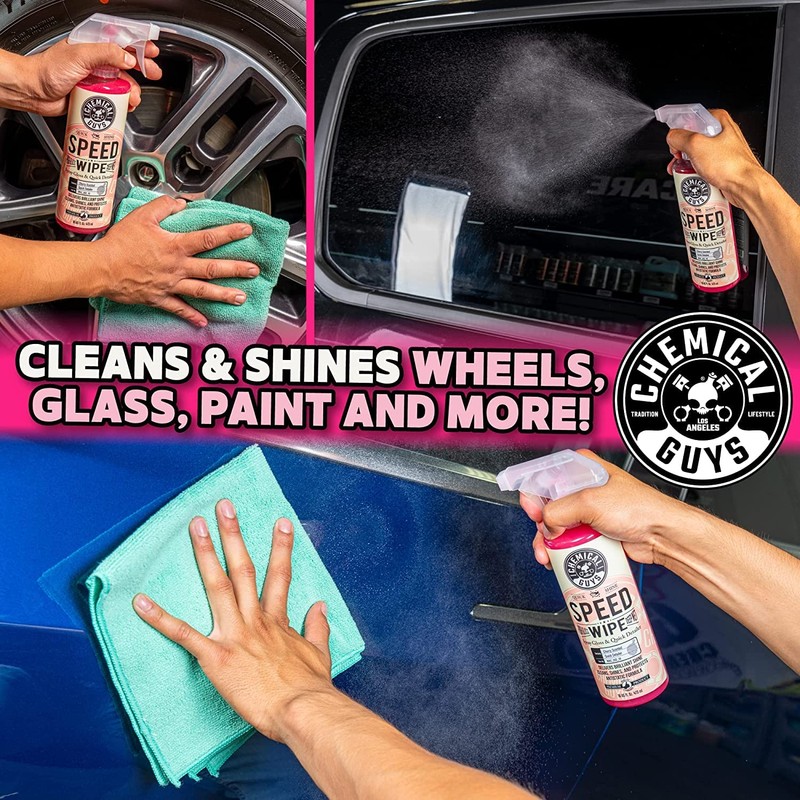 Chemical Guys Speed Wipe Quick Detailer, Safe for Cars, Trucks,