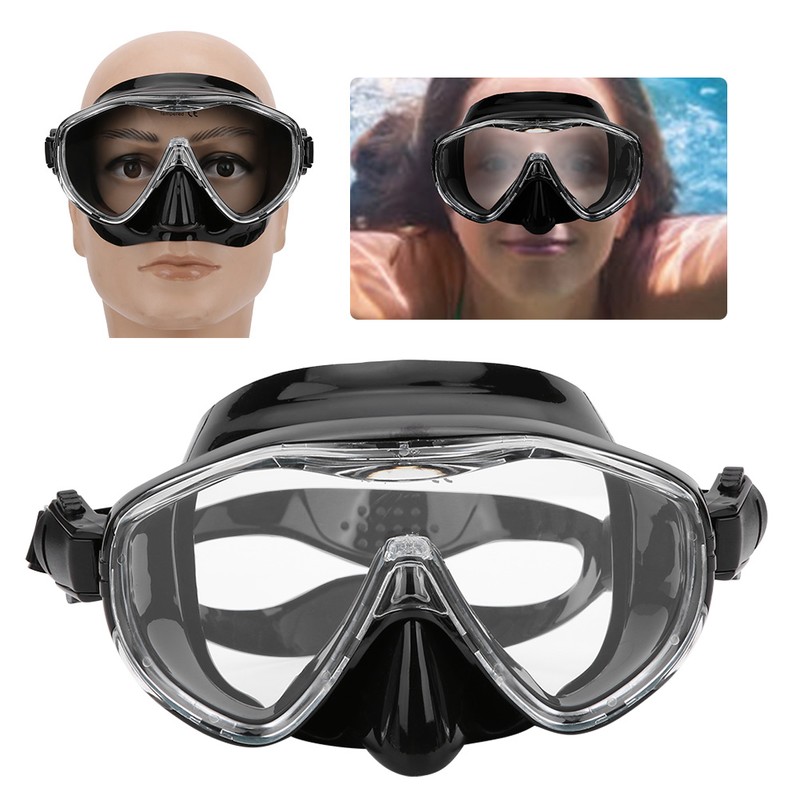Adult Diving Goggles Face Shield Glasses Silicone Professional Snorkeling EquipmentsMK‑101