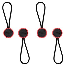 VKO Quick Relase Connectors Buckles Camera Straps(4-Pack Black-Red)