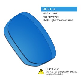 SmartVLT Men's HD Blue Replacement Lenses for Oakley Style Switch OO9194 Sunglass