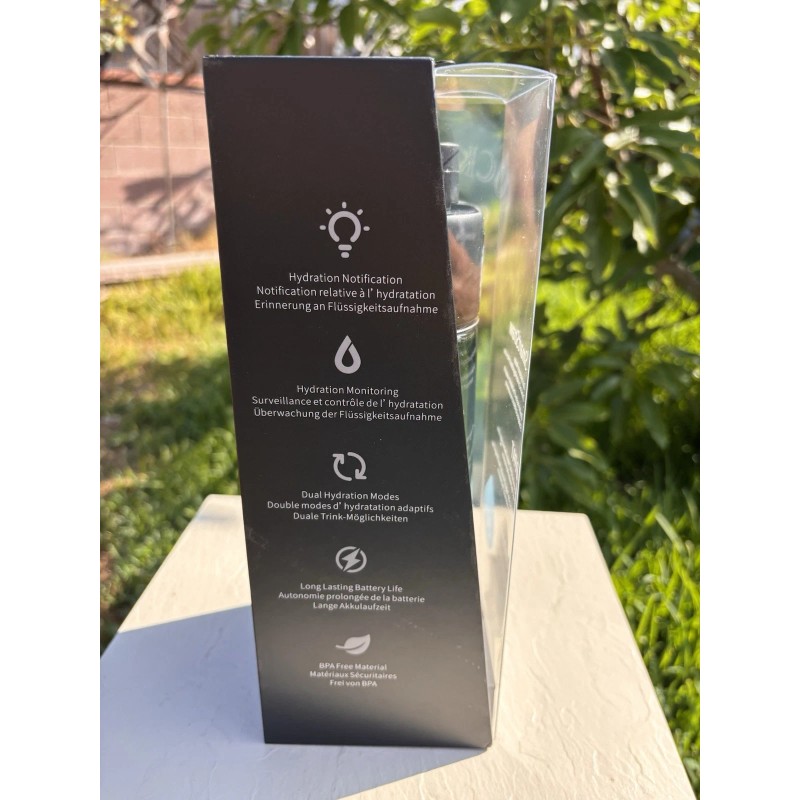 Moikit Gene Smart Sports Bottle 700ml 24oz SmartStraw Hydration Tracker