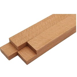 Quarter Sawn White Oak Lumber Board 3/4" x 2" x 12" (2pcs)