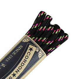 こるどん Shoe Lace 靴ひも ナイロンザイルコード ブラック 120cm CSL-55