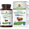 Brieofood Organic Triphala 1500mg, 45 Servings, Vegetarian, Gluten Free, 90