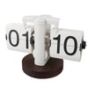 Flip Desk Clock Retro Single Sided Battery Powered Retro Vintage