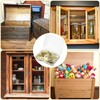 Yuannee Small Hinges,50 PCS Small Gold Hinges for Wood Hinges