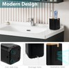 Boperzi Black Toothbrush Holders for Bathroom, Electric Toothbrush Holder with