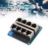 GPIO Breakout Board Professional 8 RJ45 Ports 40 Pin Power