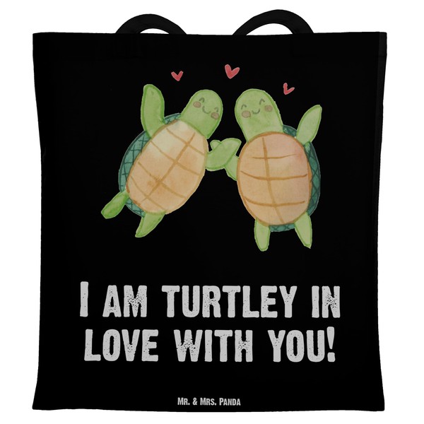 Mr. & Mrs. Panda Tote Bag Turtles Couple - Gift,