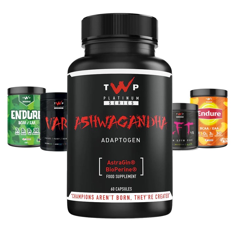 TWP Nutrition Platinum Series KSM-66 300mg Ashwagandha, 60 Capsules and