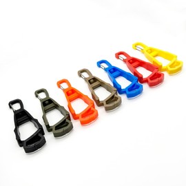 Orludo qa100107z01n0 Fishing Tackle Glove Clip, Carabiner Clip, Anti-Loss, Free Hands, High Strength, Lightweight, Towel Clip, Hat Holder, Pliers, Small Items, Set of 7 Colors