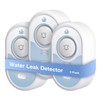 Water Leak Detector with 5-Year Battery Life - 3 Pack