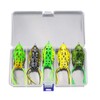 Xersex 5 Pieces/Box Soft Frog Fishing Lures Double Hook 5g
