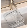 1Pc Transparent Acrylic Detachable Soap Holder for Shower Wall with