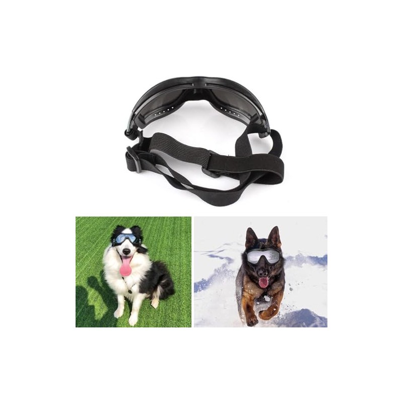 Gafas De Sol para Perros, Protección Ocular UV, Viento y