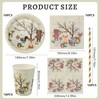 VZXZXE Forest Animals Party Tableware Set, Forest Animals Birthday Decoration,