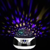 Star Pattern Projection Lamp Remote Control Ambient Rotating Colorful Night