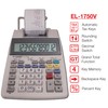 Sharp EL1750V EL-1750V Two-Color Printing Calculator Black/Red Print 2 Lines/Sec