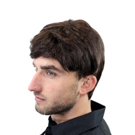WIG ME UP - GFW1168-6 Men's Wig Men Short Youth Casual Fashion Brown Toupee