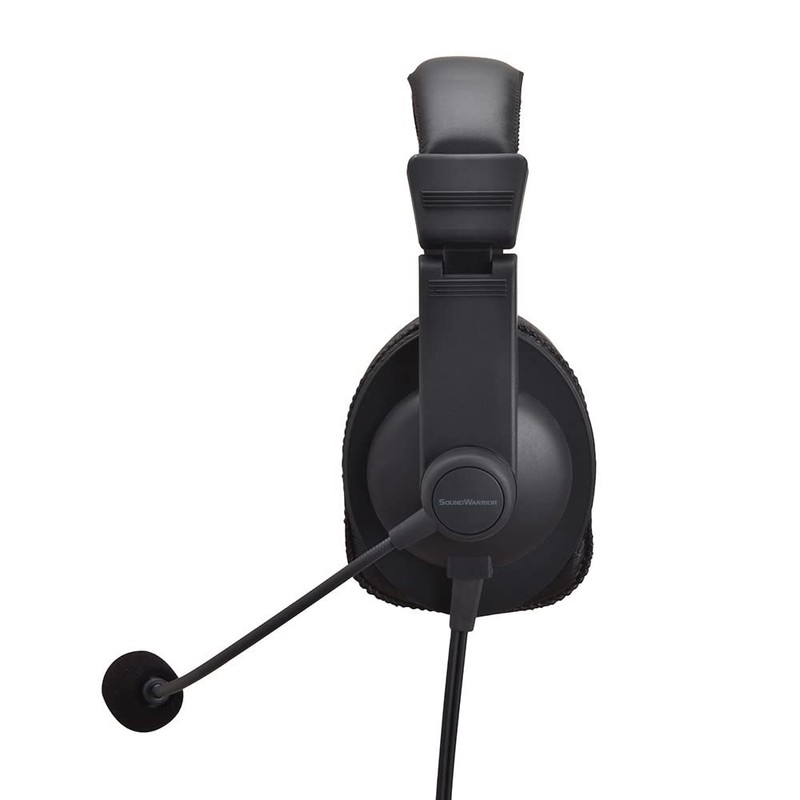 SOUNDWARRIOR Sealed Lightweight Binaural Overhead Headset with Replacement Accessories, Made