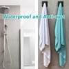 BARONAGE Adhesive Hooks, Heavy Duty Stick on Wall Hooks Robe