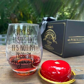 Pokolllee Retirement Gifts for Women Men - Happy Retirement Stemless Wine Glass Retired Gifts for Coworker Teacher Nurses Boss Friends Mom Grandma Retirees, Coworkers Farewell Leaving Going Away Gift