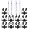 CooFel Broom Holder Wall Mount 10 Pack Heavy Duty Metal