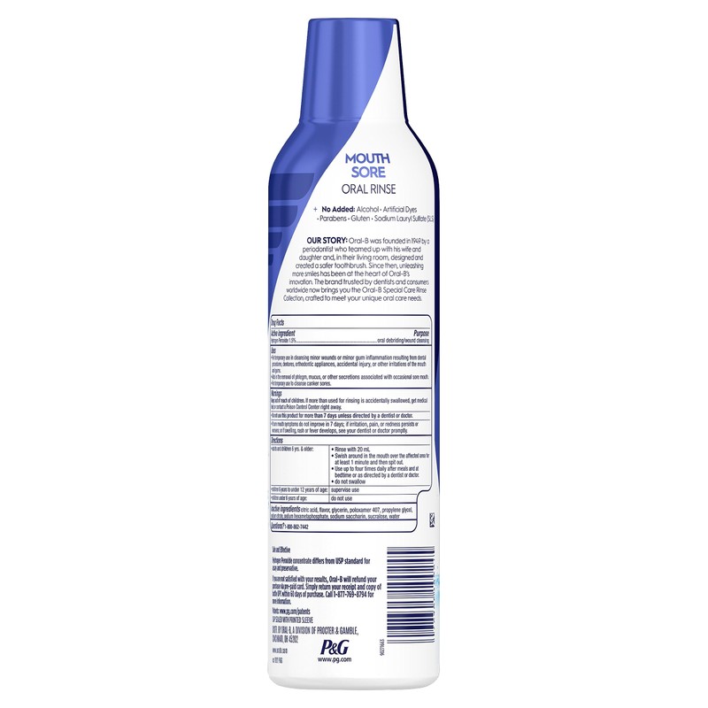 Oral-B Oral-B Mouth Sore Mouthwash Special Care Oral Rinse, 475