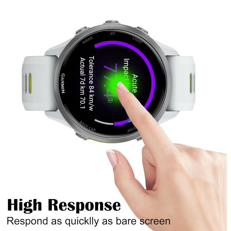 KZIOACSH 3 Pack Screen Protector for Garmin Forerunner 965/Forerunner 970/Forerunner
