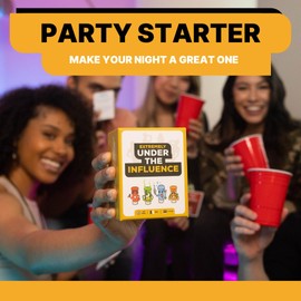 Shots No Chaser Extremely Under The Influence - Drinking Game for Adults | Fun Challenges and Dares | Perfect for Couples, Game Nights, Kickbacks and Parties