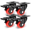 Nefish 2 Inch Casters Set of 4, Heavy Duty Top