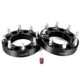 Richeer 8x6.5 to 8x180 Wheel Adapters for 1999-2010 Silverado Sierra 2500 3500 Yukon XL Savana, 1.5 inch 8x165.1mm to 8x180mm Wheel Adapter with M14x1.5 Studs & 117mm Center Bore