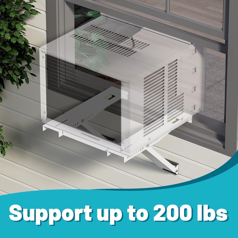 Chiligent Window Air Conditioner Bracket, Support Up to 200 lbs