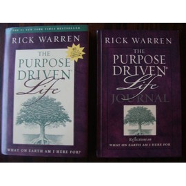 THE PURPOSE DRIVEN LIFE JOURNAL - 2 VOL. SET REFLECTIONS ON WHAT ON EARTH AM I HERE FOR?