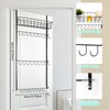 SelfTek Over the Door Hat Rack, Hat Storage Organizer for