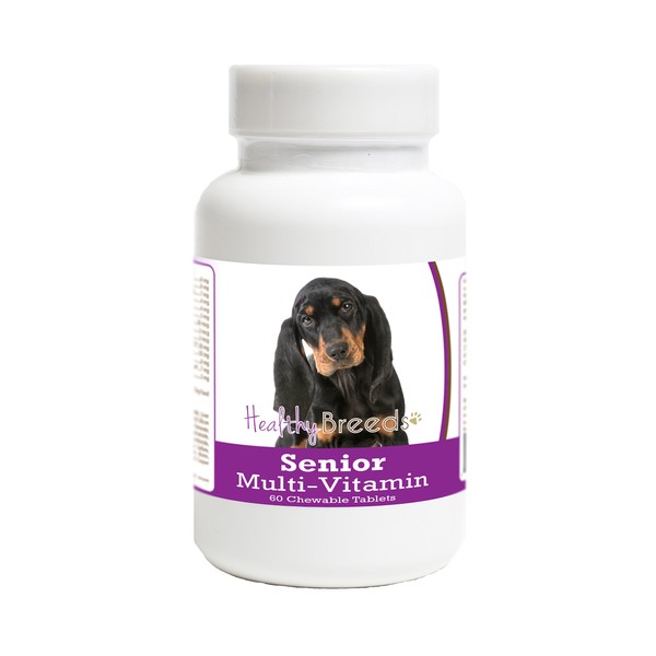 Healthy Breeds Healthy Breeds Black and Tan Coonhound Senior Dog