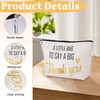 Thank You Gifts for Women, Thank You Makeup Bag, Double-Sided