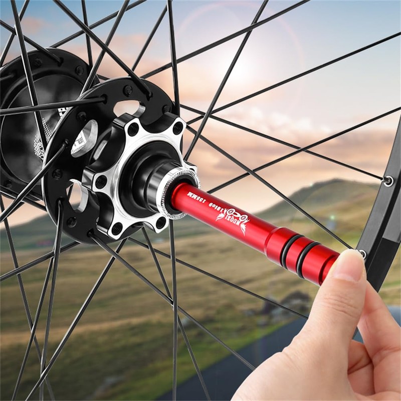 Bicycle Thru Axle Adapter Bike Through Axle Hub Adapter Aluminum