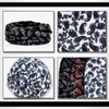White Fang CA047 Knit Hat, Paisley Pattern, Knit Cap, 2-Way