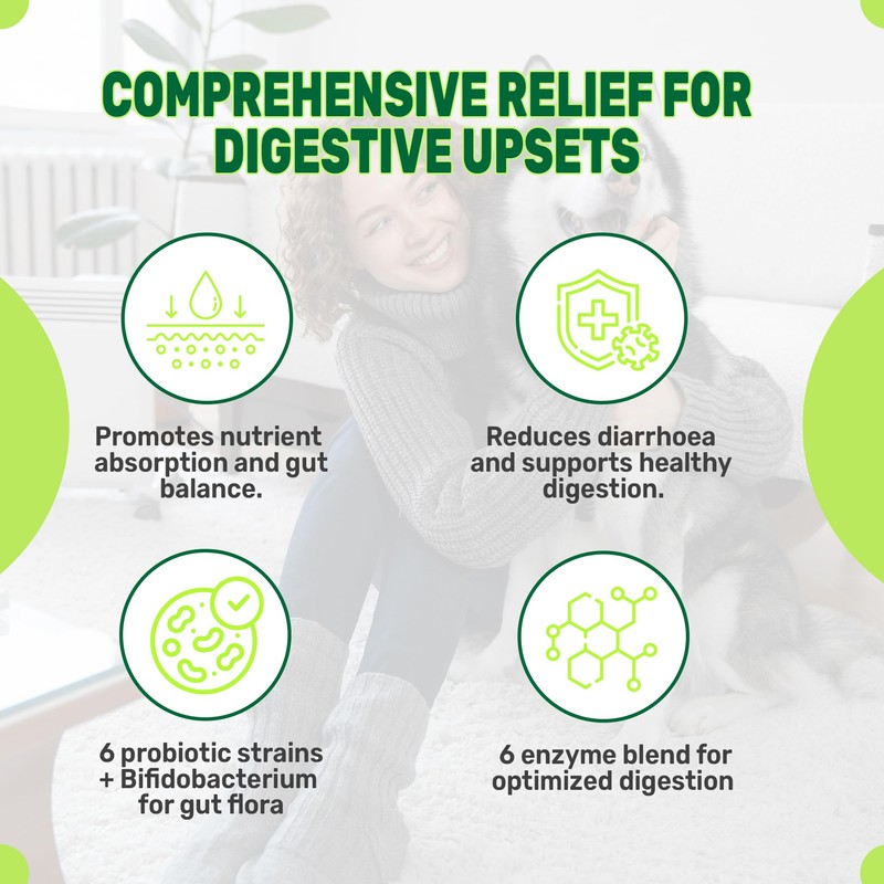 ActiveFur Nutrition Diarrhoea Aid Tablets for Dogs