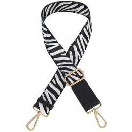 lola mae Wide Shoulder Strap Replacement Adjustable, Removable Guitar Style Multicolor Canvas Crossbody Strap for Handbags (A18)