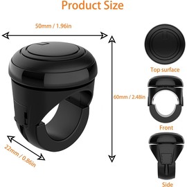 yuentoen Universal steering wheel knob spinner, steering aid steering wheel knob for car, steering wheel spinning knob steering aid for cars, tractors, trucks, cars, forklifts, lawnmowers