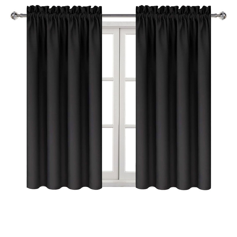 DWCN Blackout Curtains Thermal Insulated Energy Saving Bedroom and Kitchen