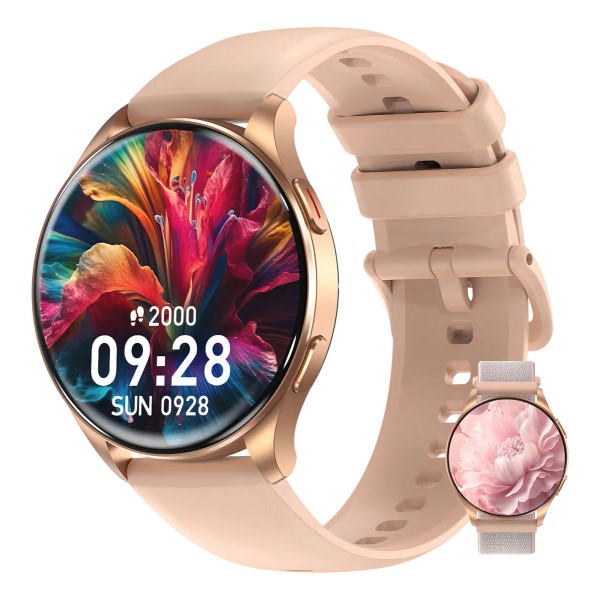 Reloj Inteligente Iowodo X20 Rosa AMOLED 1.49'' Bluetooth Llamadas Resistente