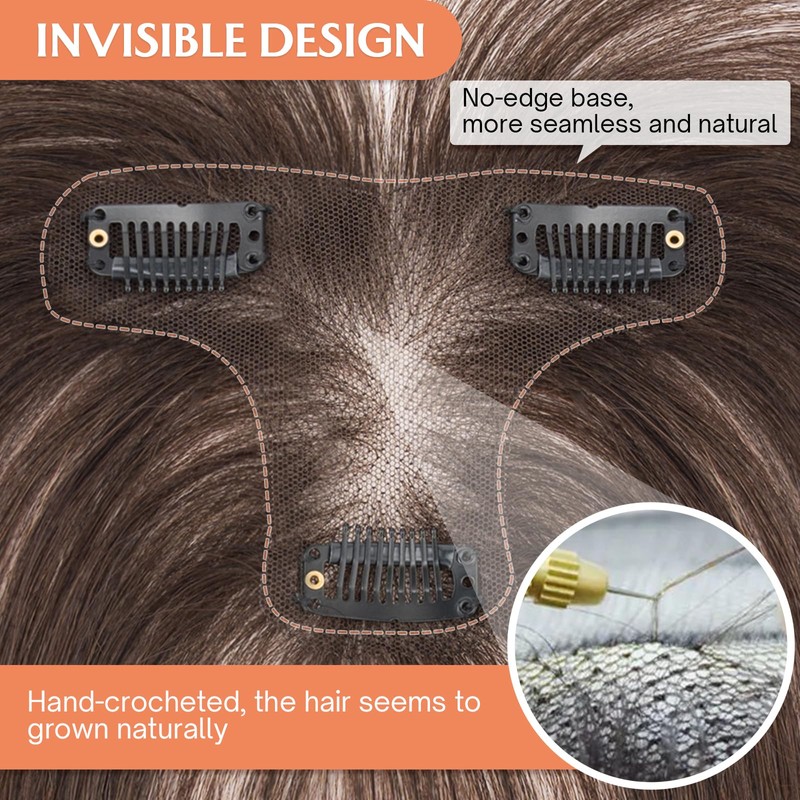 Benehair Clip in Bangs 100% Real Hair 3D Wispy Bangs